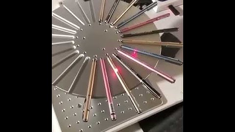 Rotary fiber marking for Pen etc #penmarking