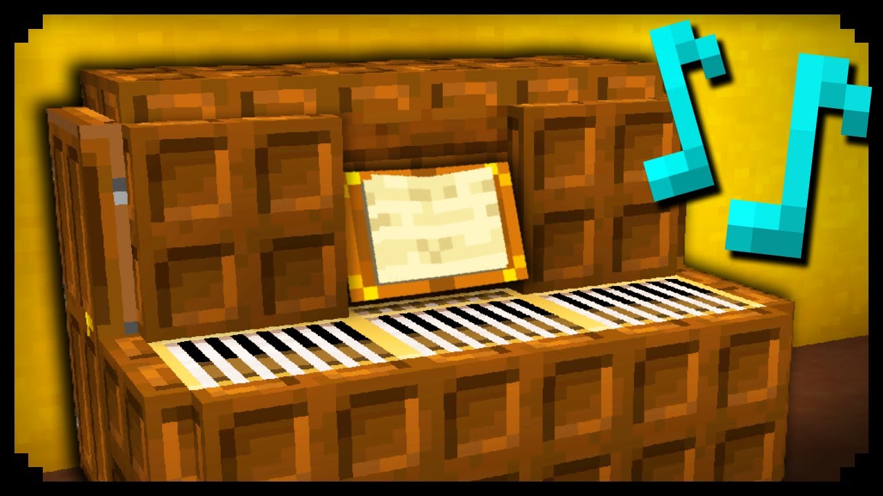 ✔ How to Make a Working Piano in Minecraft