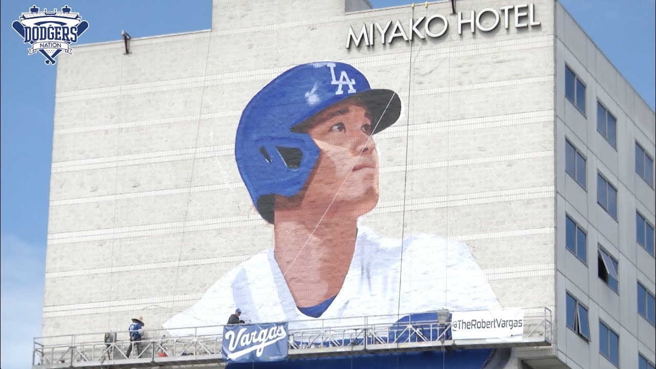 World-renowned Artist Robert Vargas Unveils Shohei Ohtani Mural in Little Tokyo