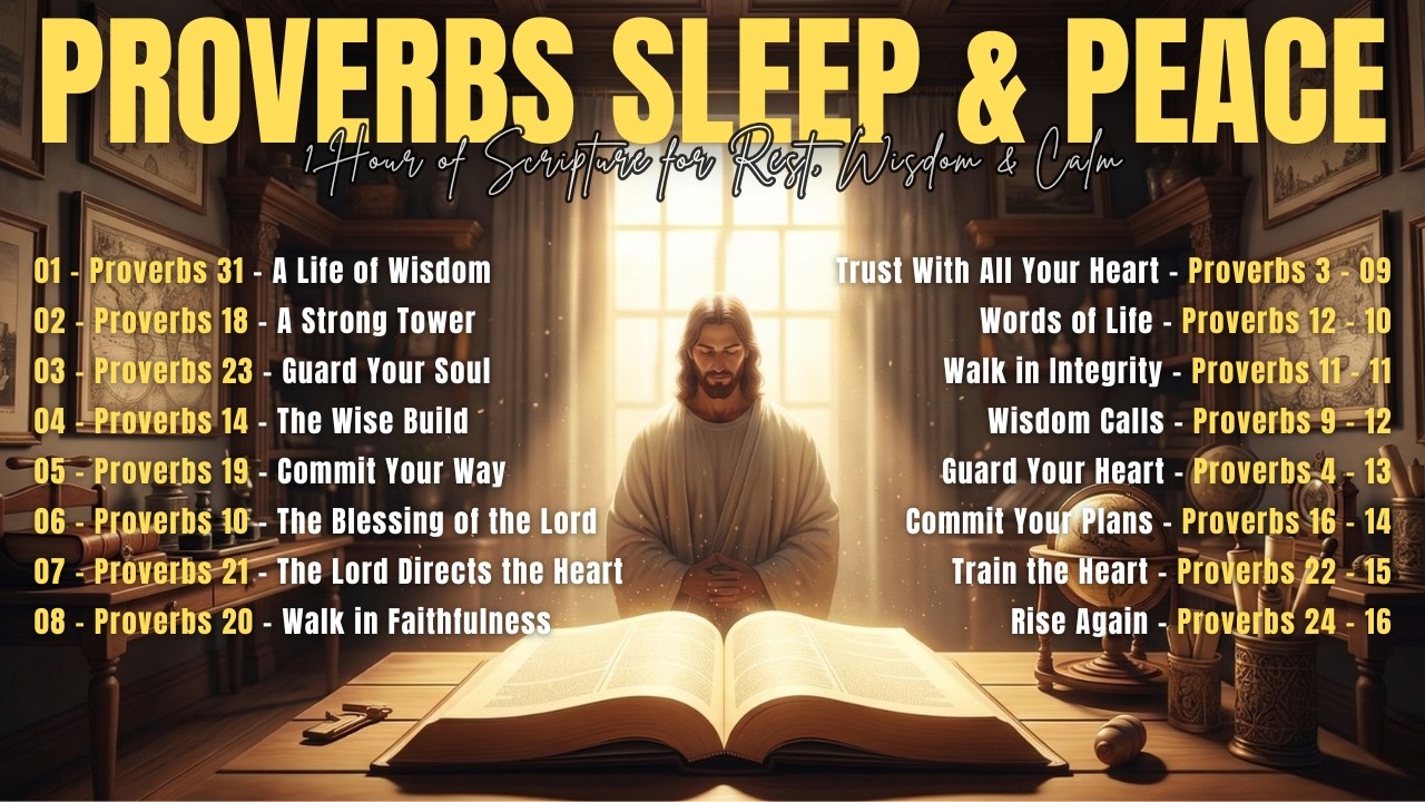 Peaceful Proverbs in Song | 1 Hour of Scripture for Rest & Quiet ...