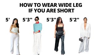 Wide Leg Pants for Petites- How to Make it Work