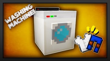 Minecraft - How To Make A Washing Machine