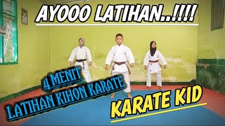 4 MENIT LATIHAN KIHON KARATE KID DOJO QOLBU