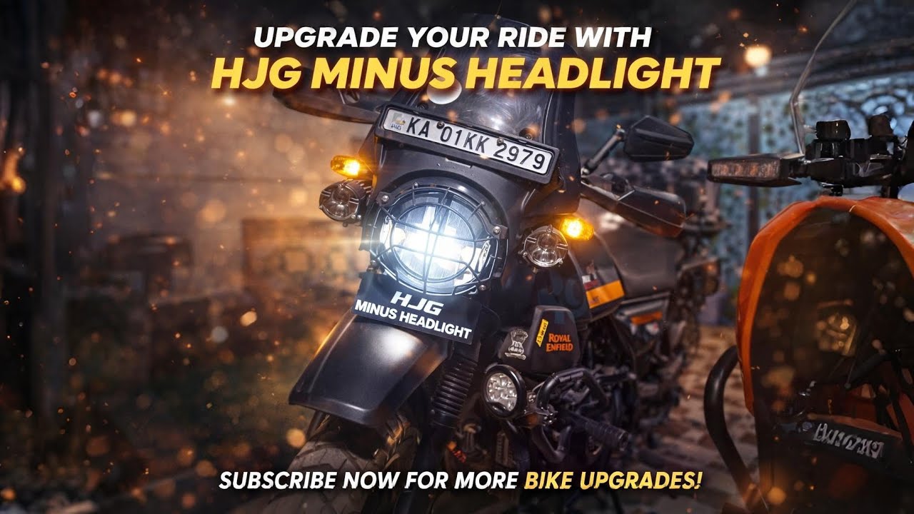 «Превращая ночь в день 💡 | Фара HJG Minus 110 Вт на мотоцикле Royal Enfield Scram 440»