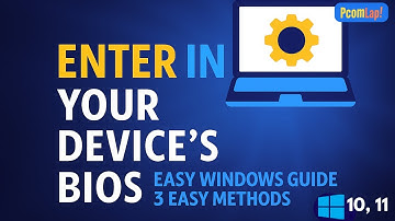🖥️ 3 Ways to Enter BIOS on Any Windows 11/10 PC | CMD Command, Advanced Startup & Shortcut Keys