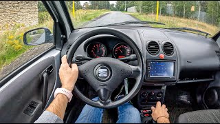 2003 Seat Arosa [1.0 MPI 50HP] |0-100| POV Test Drive #1345 Joe Black