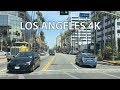 Hollywood 4K - Driving Downtown - Los Angeles USA