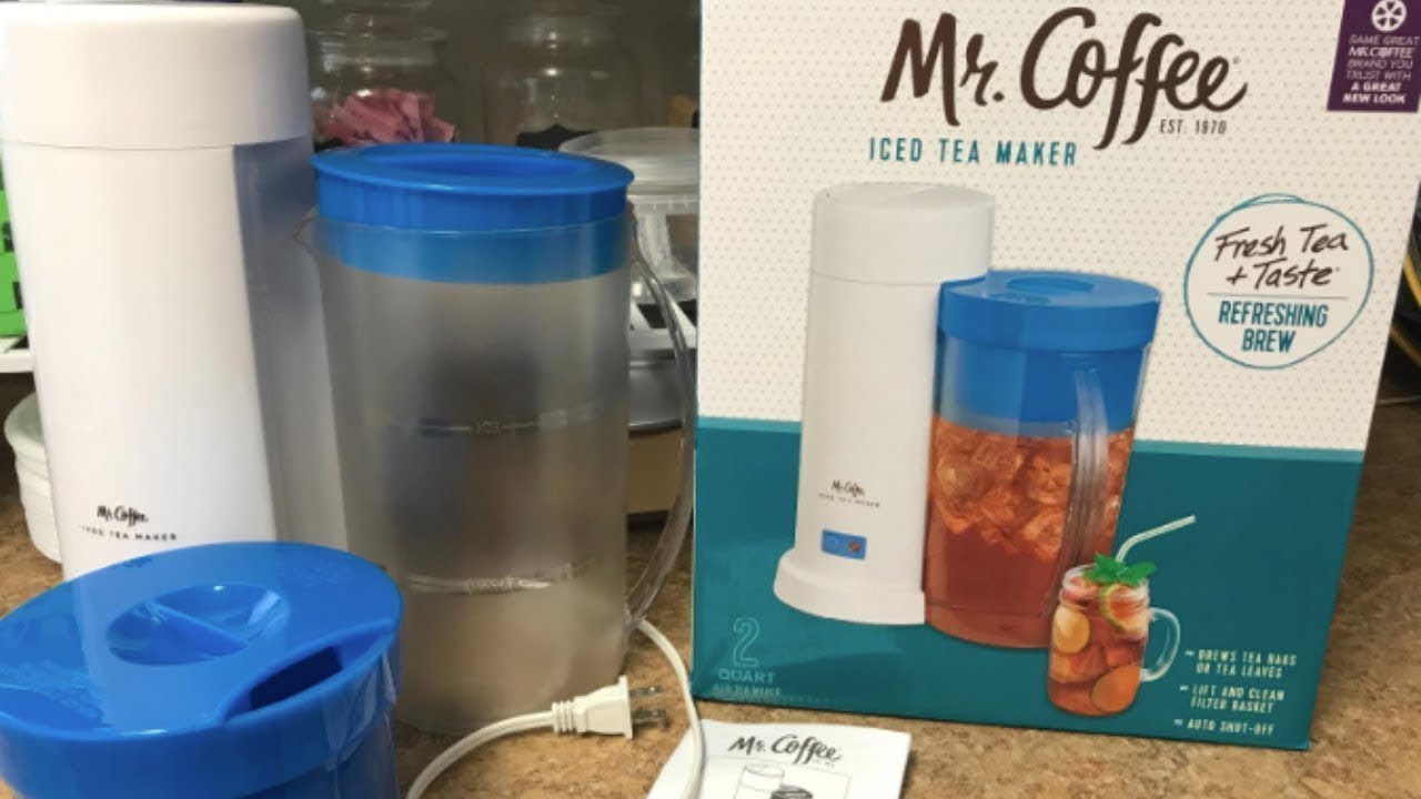 HOW TO MAKE ICE TEA with Mr. Coffee TM75 Iced Tea Maker Blue REVIEW Lipton  