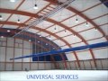 Sports hall vertical lift curtain