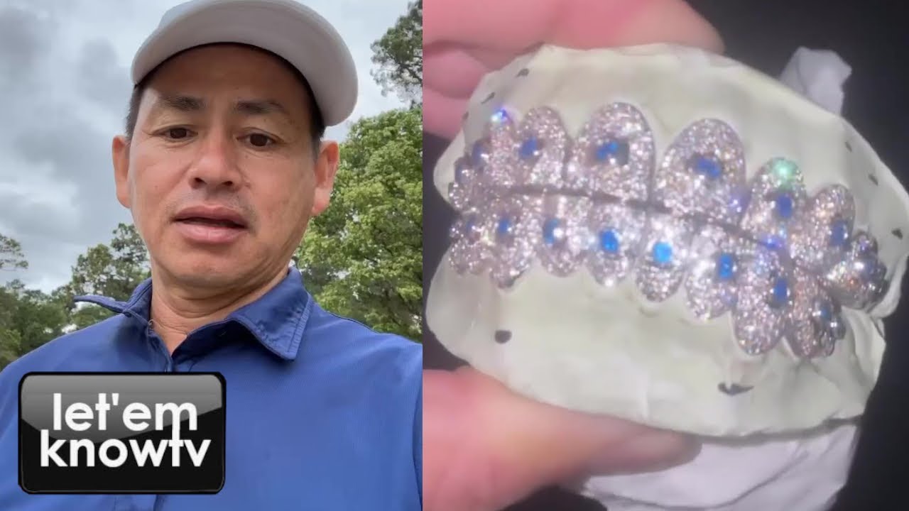 Johnny Dang Enjoying Some Golf After Doing His Thing On This Diamond Grill For A Client For 30K