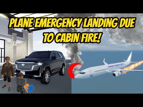Greenville, Wisc Roblox l Plane Vacation Ocean Emergency Landing CABIN FIRE Roleplay