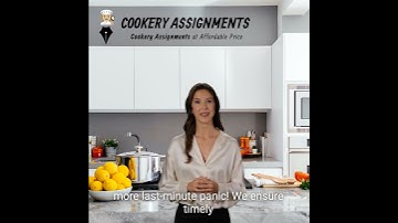 Cookery Assignment Help