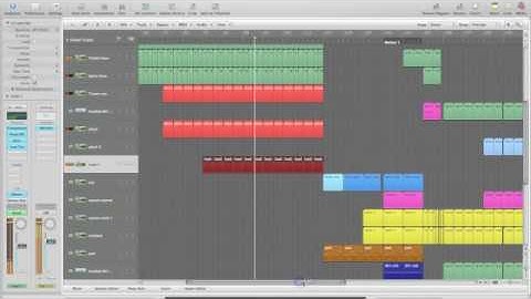 Tech Trance tune in Logic Studio 9  - New Born