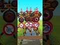 川に落ちる前に橋を作る踏切たち #Shorts