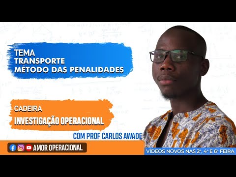 TEMA: TRANSPORTE │MÉTODO DAS PENALIDADES (VOGEL)