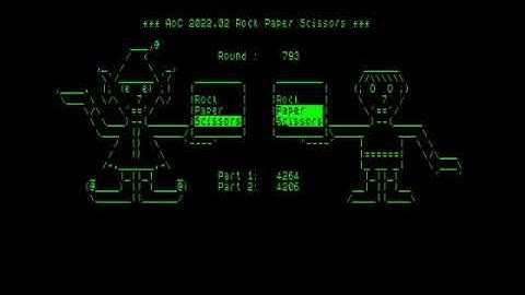 Advent of Code 2022 day 2 (in Pascal, on 8-bit CP/M)