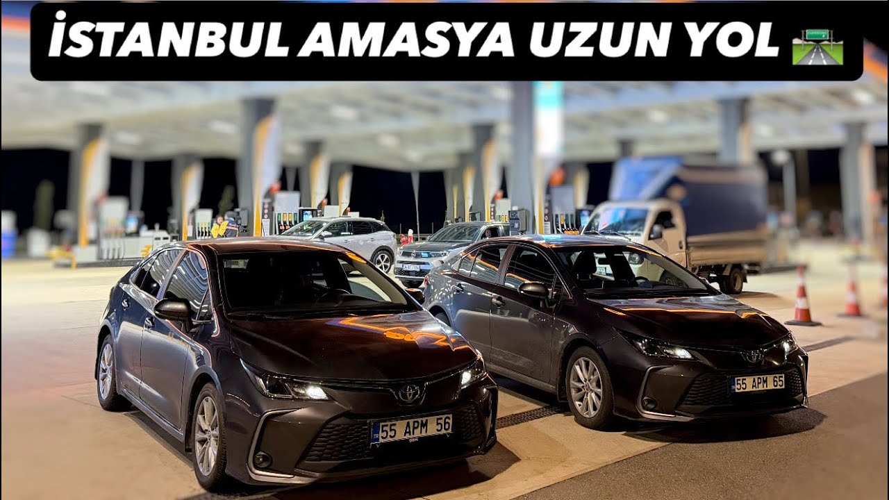 2 TANE CORALLA ALAMAYA GİTTİK AMASYA İSTANBUL UZUN YOL VLOG