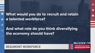 Beaumont Mayoral Debate: What would you do to recruit & retain a talented workforce?