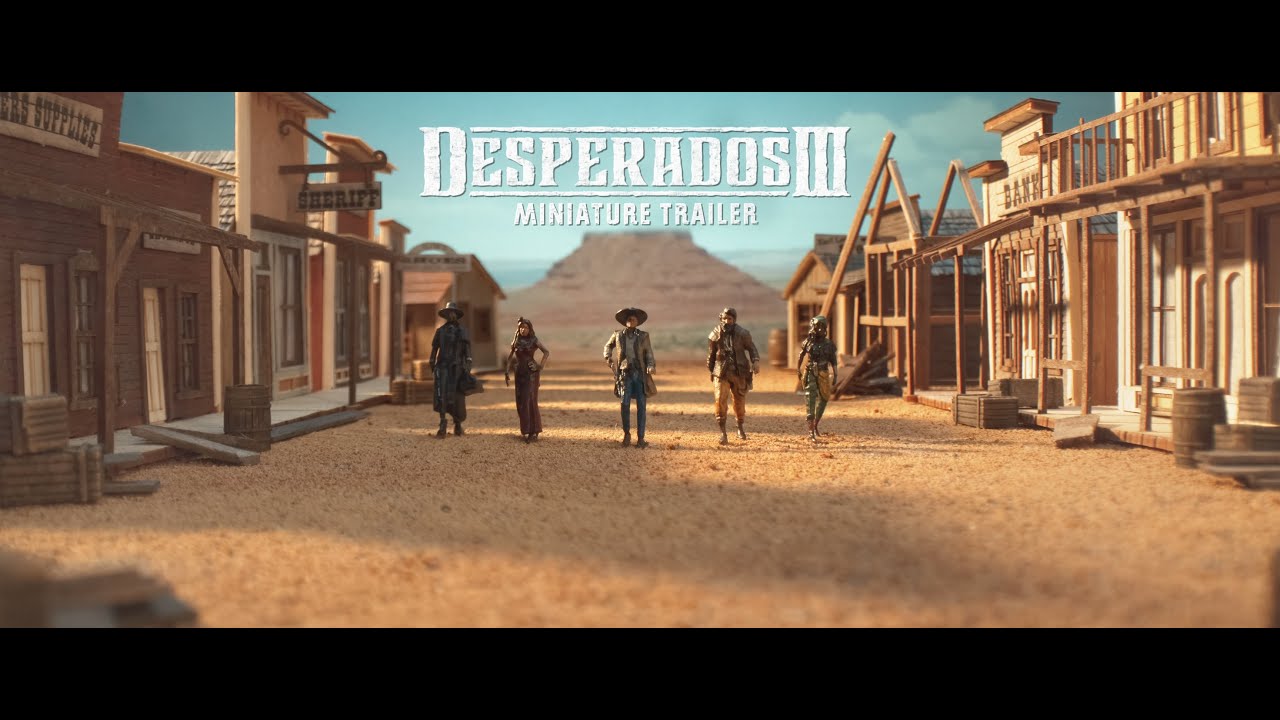 Size DOES Matter: Check Out This Special Desperados III Miniatures Trailer 1 YouTube player