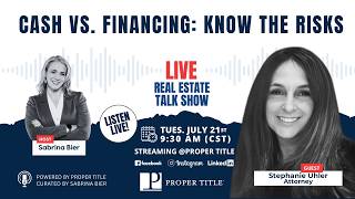 Cash vs. Financing. Know the Risks w/ Stephanie Uhler