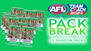 2024 Teamcoach 12 Random Packs  #2024teamcoach #footycards #aflcards