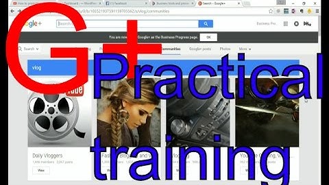 How to promote your video on google plus