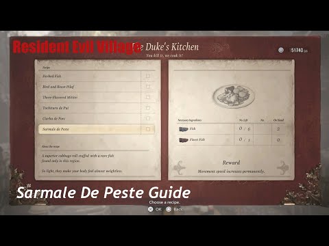 Sarmale De Peste Duke's Recipe Hunting Guide | Resident Evil Village