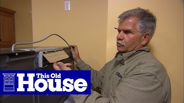 How to Install a Microwave Hood with Exhaust Fan | This Old House