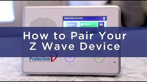 How to Pair Your Z-Wave Device 2GIG Panel | Protection 1