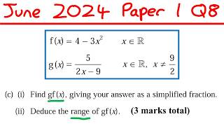 An ELEVEN Mark Functions Question! - Edexcel A Level Maths