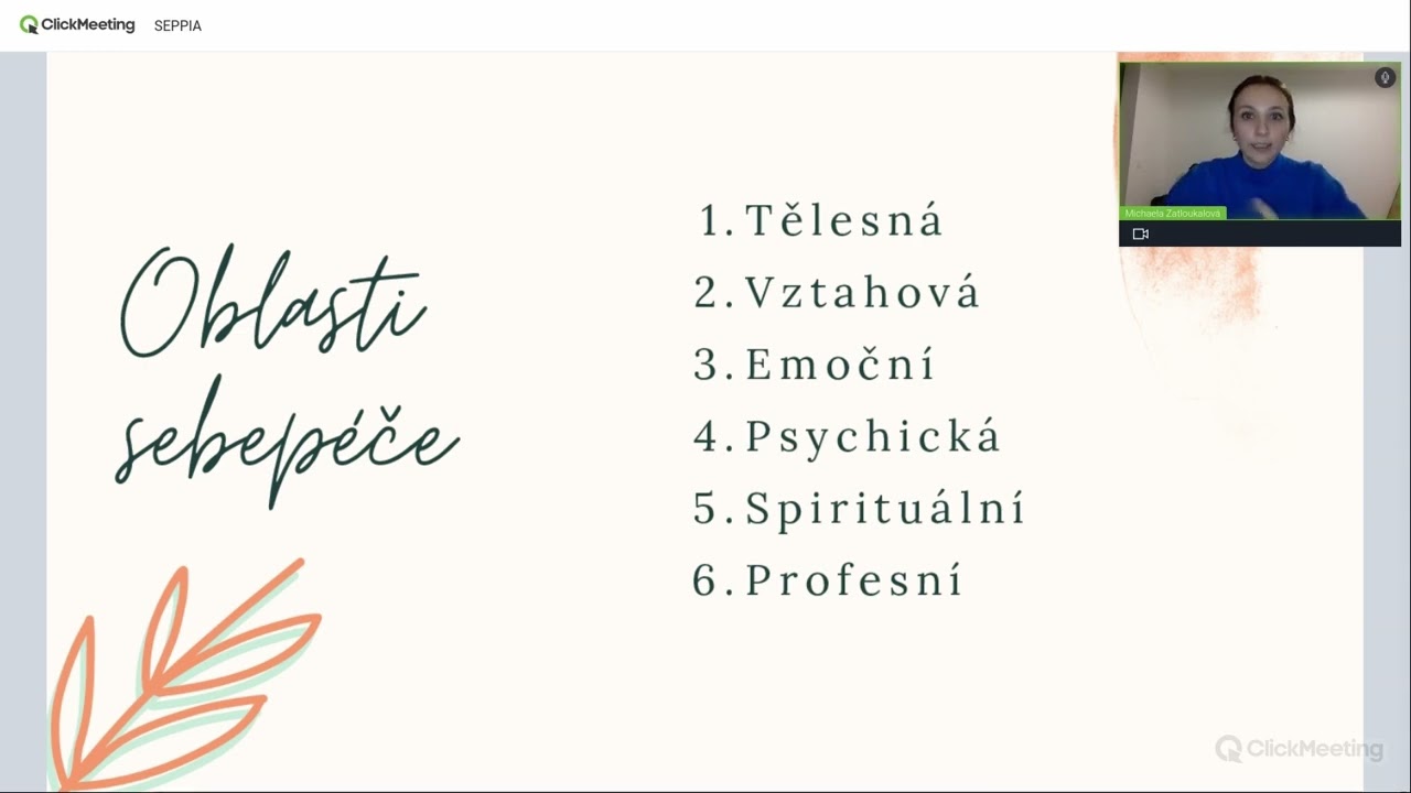 Sebepéče a životní styl