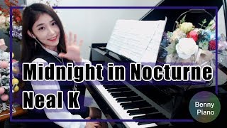 Video thumbnail of "Midnight in Nocturne 새벽하늘야상곡 ( Neal K ) - Benny piano 베니피아노"