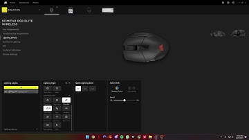 Scimitar Elite Wireless iCUE Settings