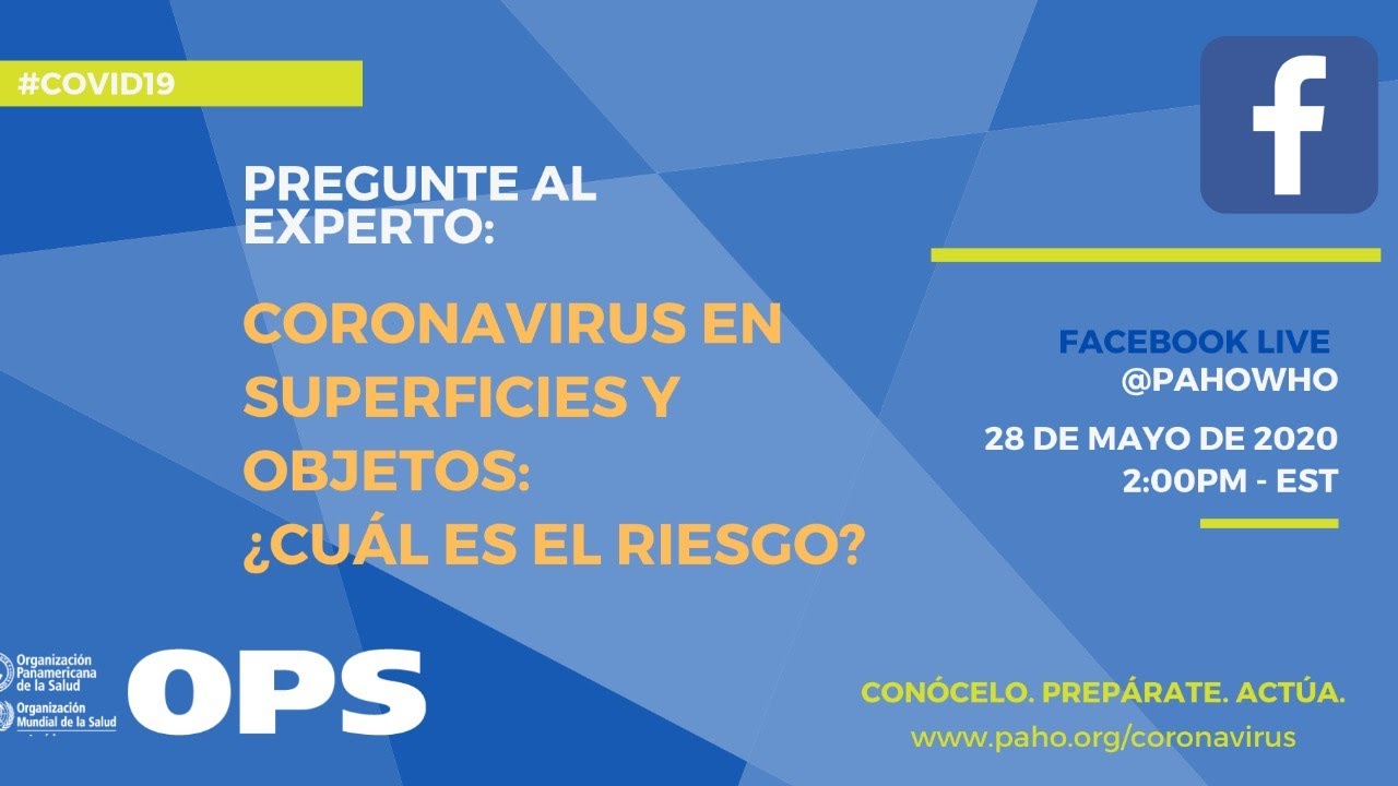 Coronavirus en superficies y objetos: ¿Cuál es el riesgo?