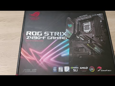 Материнская плата Asus ROG Strix Z490-F Gaming (s1200, Intel Z490, PCI-Ex16)