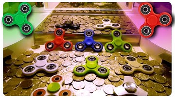 Coin Pusher FILLED With FIDGET SPINNERS!