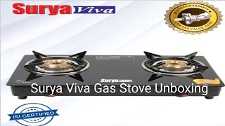 Surya Viva Gas Stove Unboxing | Surya Viva 2 Burner Gas Stove 2023 | #gastoves #gas #bestselling