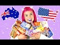 AUSTRALIAN TRIES AMERICAN CANDY!