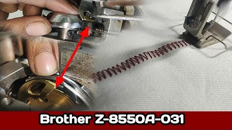How to Zigzak sewing machine Rotary hook timing right way