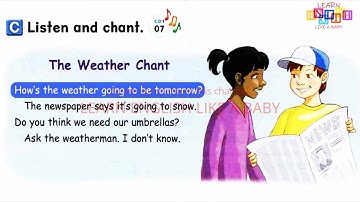 Lets Go 4 Unit 1 The weather chant