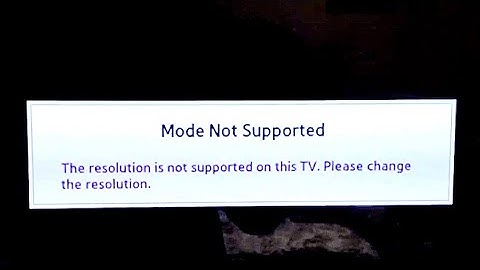How to fix mode not supported error on mag ip tv box