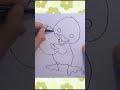 How to Draw Easter duck  #viral #art #cute #funny #easter #shorts