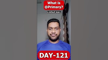 What is @Primary? #java #interview #interviewtips #springboot