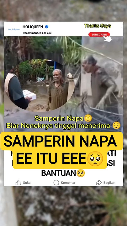 Samperin Napa Neneknya Biar Tinggal Menerima Bantuannya 😌 #reels #shortvideo #fypviral