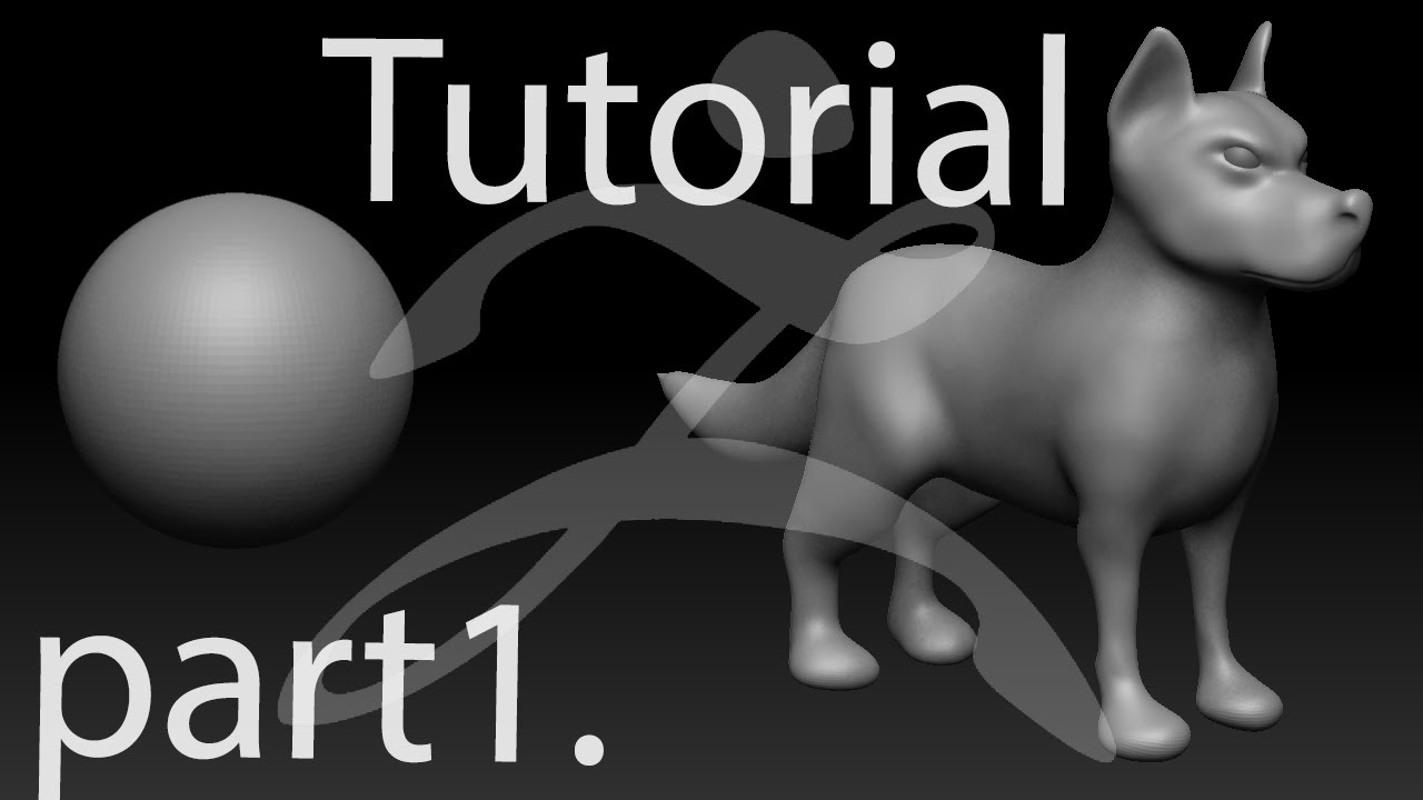 how to creat a dog in zbrush