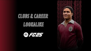 Eusebio Lookalike - EA FC 25 - TUTORIAL Face Creation
