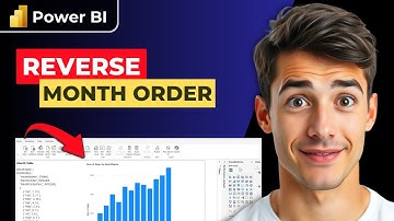 Hoe u de volgorde van maanden op de X-as in Power BI kunt wijzigen of omkeren (de eenvoudigste ma...