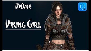 UpDate 3D Character Viking Girl