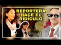 Reportera del SOL DE MEXICO hace RIDICULO en CONFERENCIA - SE QUEDO CALLADA!  Eso Es Periodismo ??