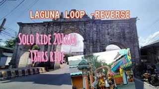 LAGUNA LOOP -REVERSE solo ride 201km 18hrs ride